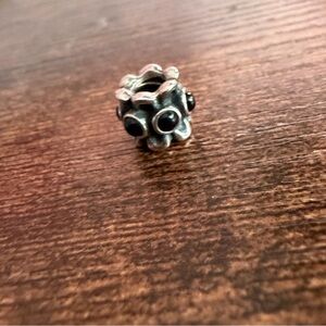Pandora Forget Me Not Black Onyx